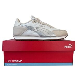 Puma ST Miler Rose Womens 7.5 Vapor Gray Silver Gum Sneakers 402636-09